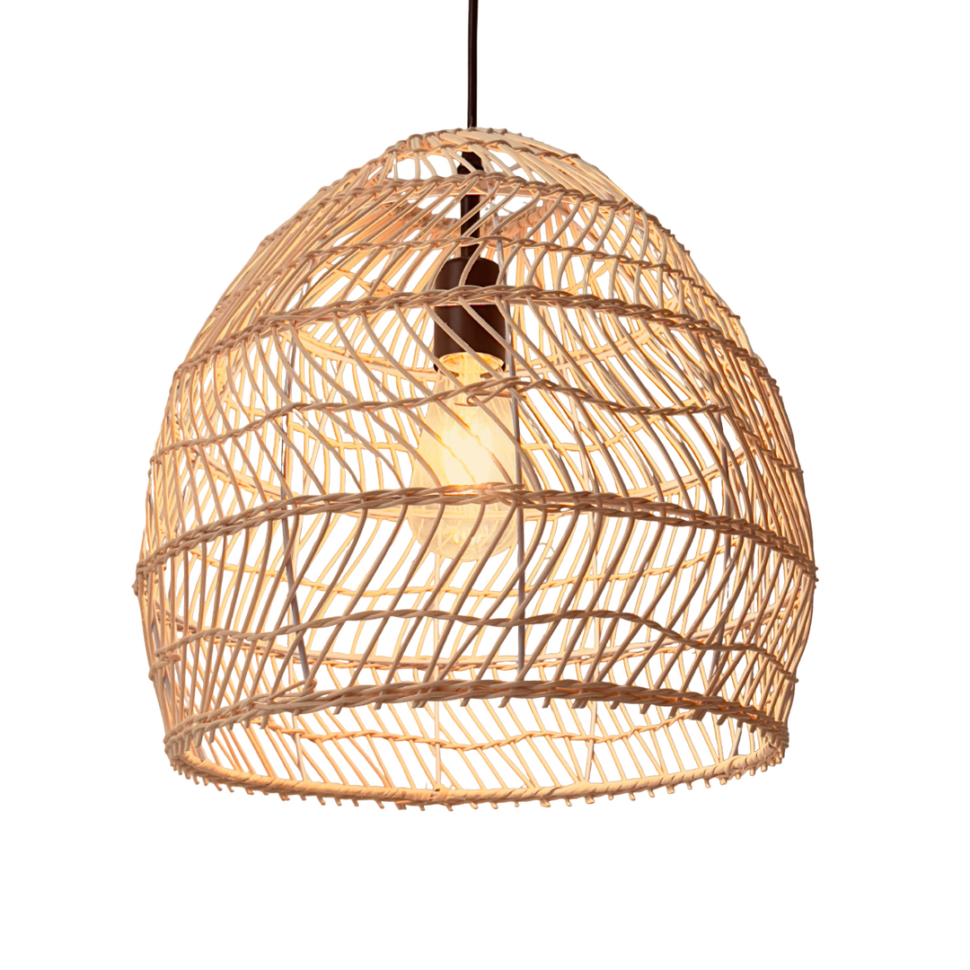 LUCY RATTAN LIGHT FIXTURE