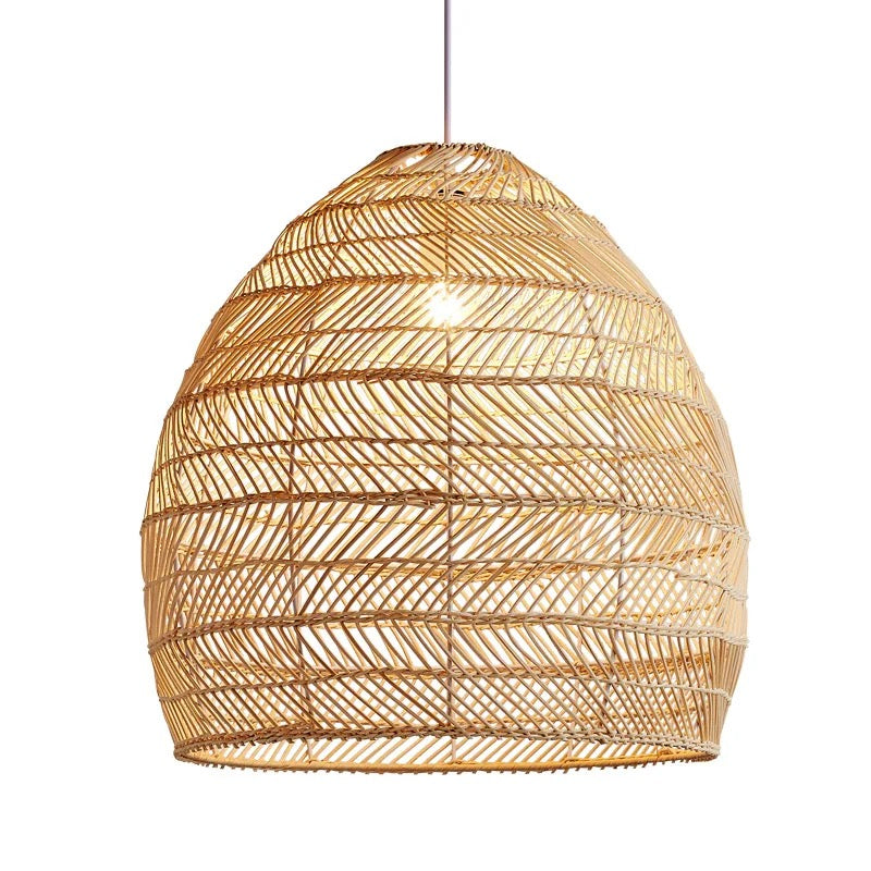 LUCY RATTAN LIGHT FIXTURE