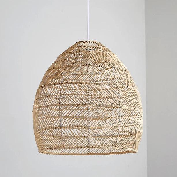 LUCY RATTAN LIGHT FIXTURE