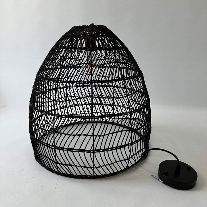 LUCY RATTAN LIGHT FIXTURE