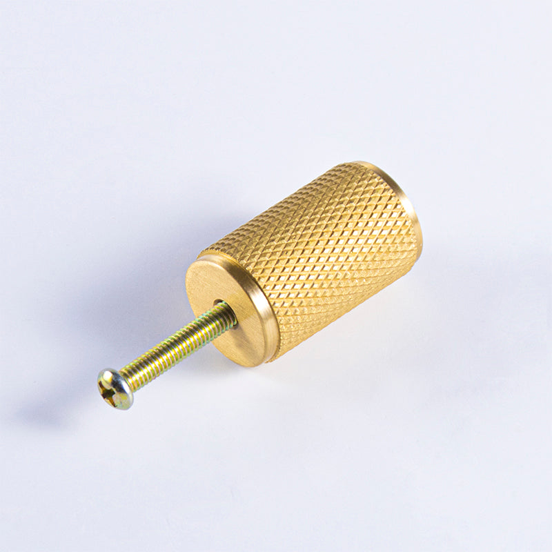 KNARLEY KNURLED BRASS KNOBS 20 PIECE SET