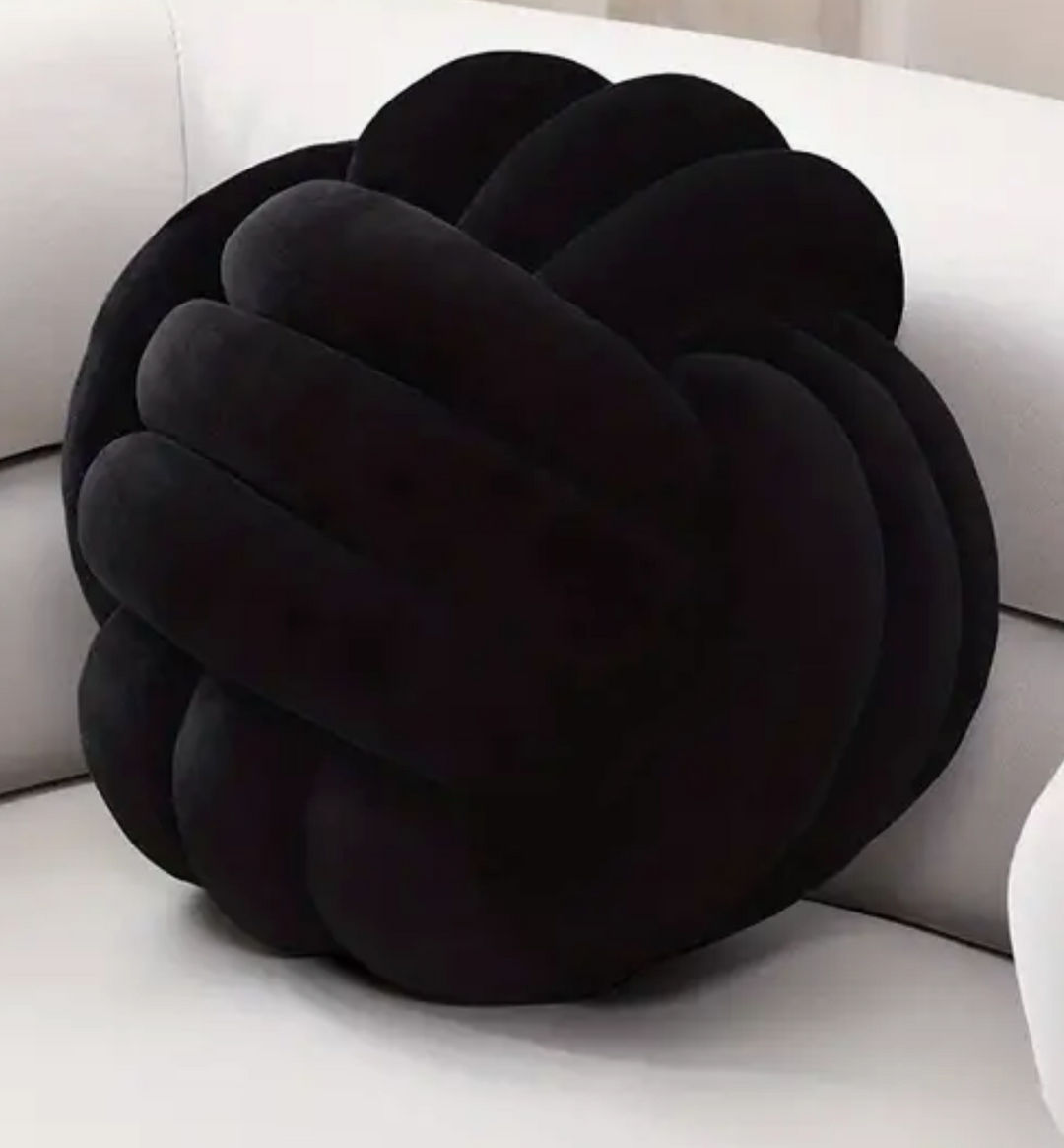 28 CM 11 INCHES DECORATIVE KNOT ACCENT CUSHION