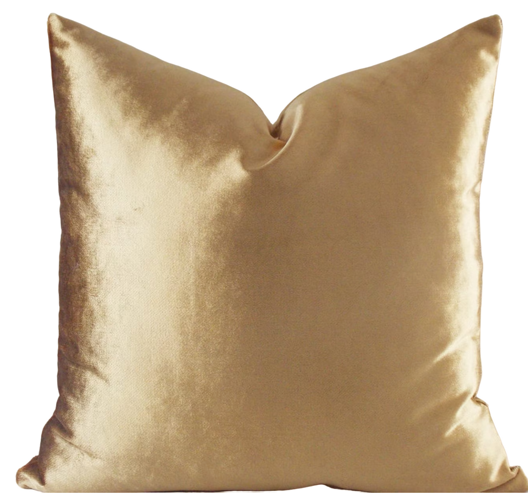 VELVET GOLD CUSHION COVER