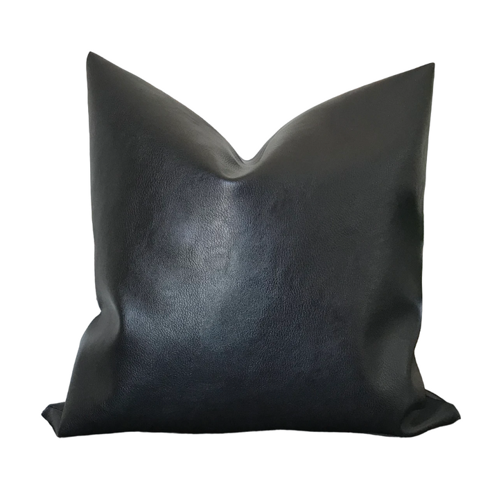 VEGAN LEATHER CUSHION COVER